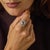 Early 20th Century Early 20th Century Victorian Gia 2.25 Carat Rose Cut Diamond 18k Rose Gold Cluster Ring, Size 8.25 For Sale - Image 5 of 6