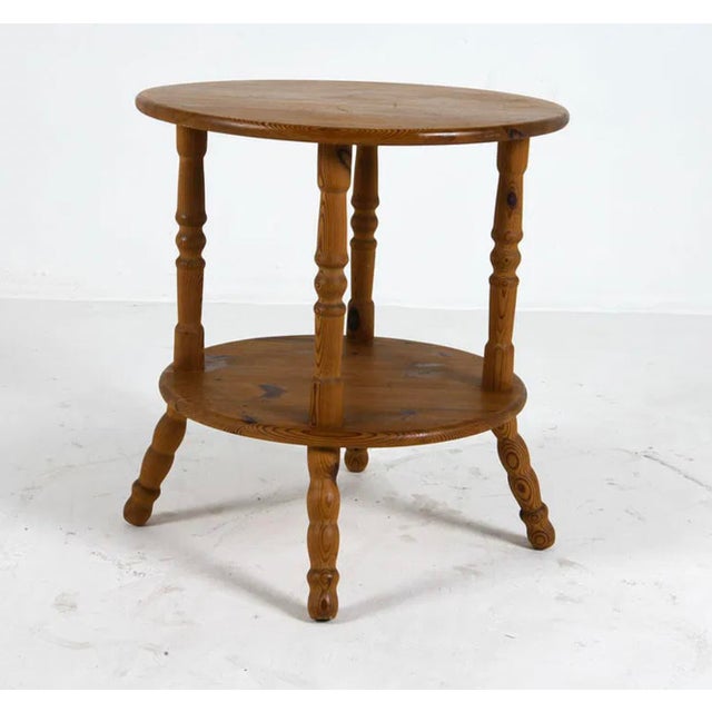 Early 20th Century Early 20th Century Pine Cricket Table From England For Sale - Image 5 of 9