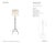 Suzanne Kasler by Visual Comfort Signature Madeleine Floor Lamp in Belgian White with Linen Shade Designer: Suzanne Kasler...