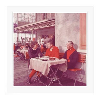 Apres Ski Time by Toni Frissell White Framed For Sale