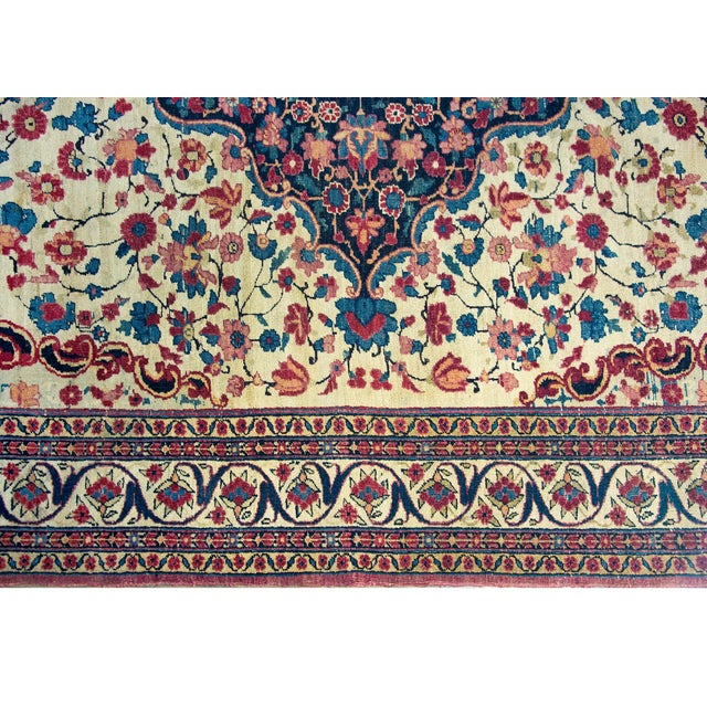 Early 20th Century Tehran Rug For Sale - Image 9 of 15