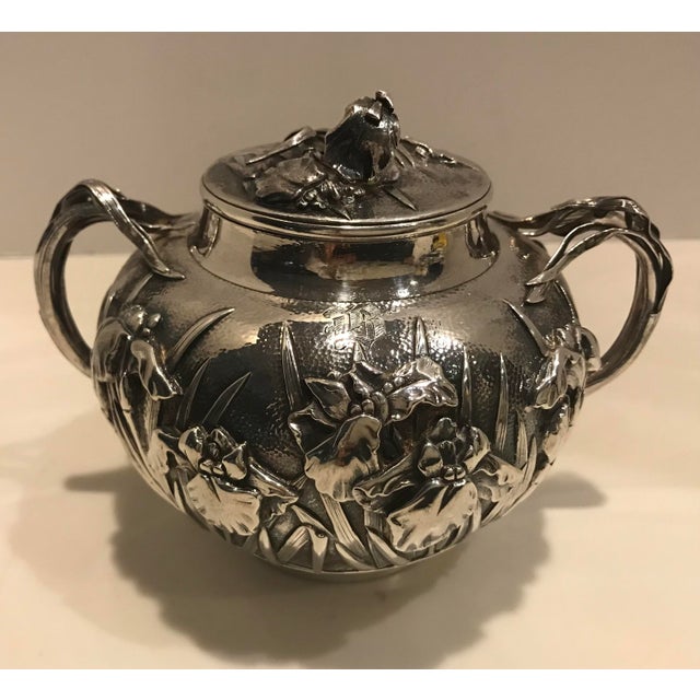 Arthur & Bond Japanese (Yokohama) Sterling Silver Sugar Bowl