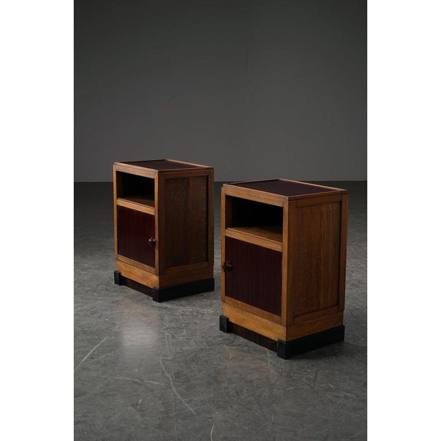 Hague School Nightstands, 1930s, Set of 2 For Sale - Image 13 of 14