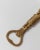 Gold Vintage Rope and Loop-Shaped Bottle Opener in Brass, Italy, 1960s For Sale - Image 8 of 11