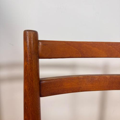 Vintage Teak Chairs, Denmark, 1960s, Set of 4 For Sale - Image 4 of 9