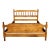 Vintage Double Full Size Solid Maple Bed Moosehead Furniture Monson Maine For Sale