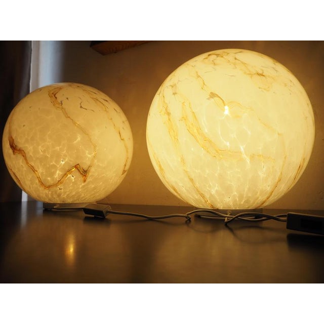 Mid-Century Glass Table Lamp, Czechoslovakia, 1980 For Sale - Image 11 of 15