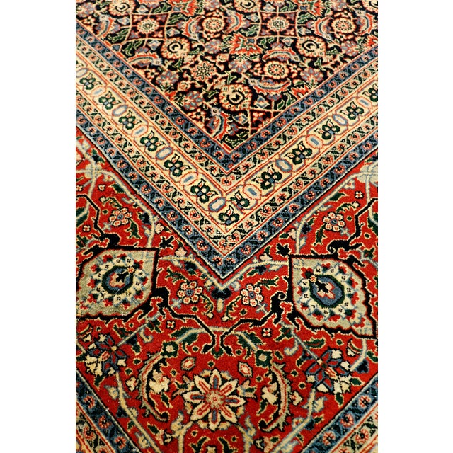 Textile Pasargad Home Baku Navy Wool Area Rug- 5'11" X 6' 2" For Sale - Image 7 of 7