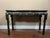 Vintage Chinese Console Table Black Lacquer Chinoiserie Gilt Hand Painted C1950 For Sale - Image 17 of 18