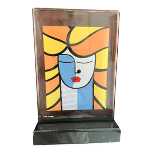 Britto Lucite Lithograph