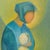 Louis TOFFOLI (1907-1999) The Blue Maternity Original color lithograph Signed in pencil Marked as Artist's Proof (EA) On...