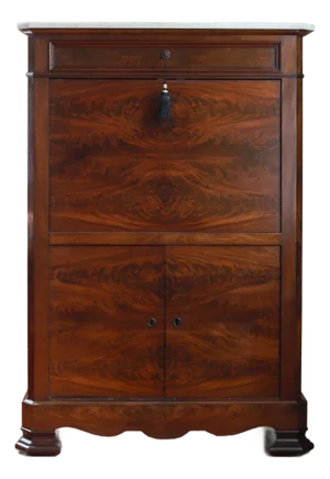 19th Century French Louis Philippe Secretary Desk, Secretaire À Abattant