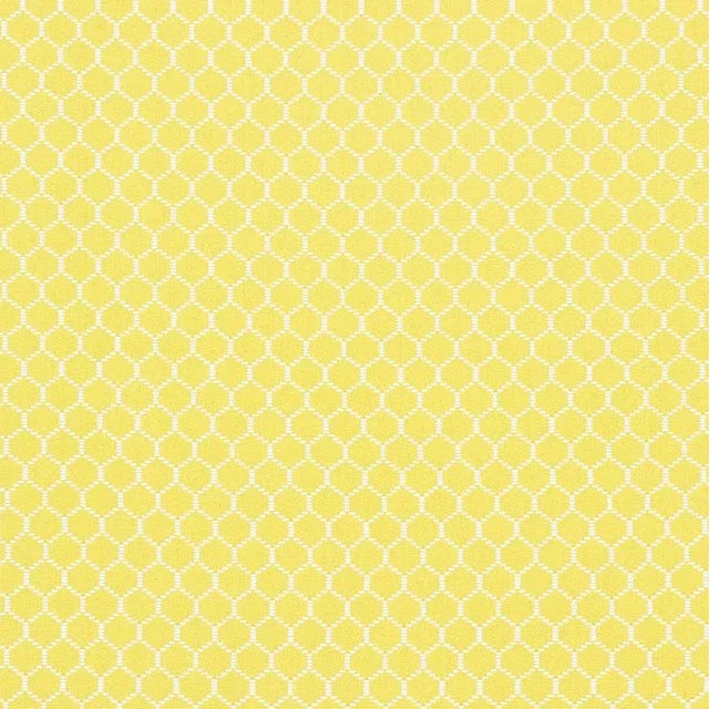 Contemporary Schumacher Fishnet Fabric in Yellow For Sale - Image 3 of 3