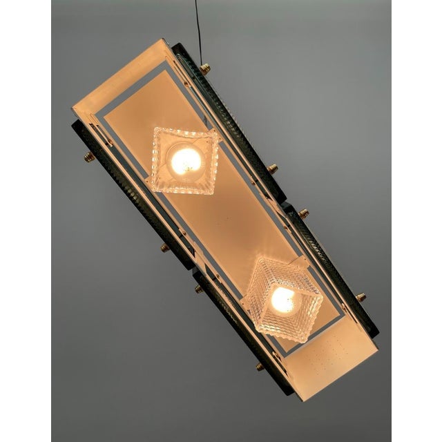 Brass Pendant Light from Malmö Metallvarufabrik Ab, Sweden, 1960s For Sale - Image 12 of 18