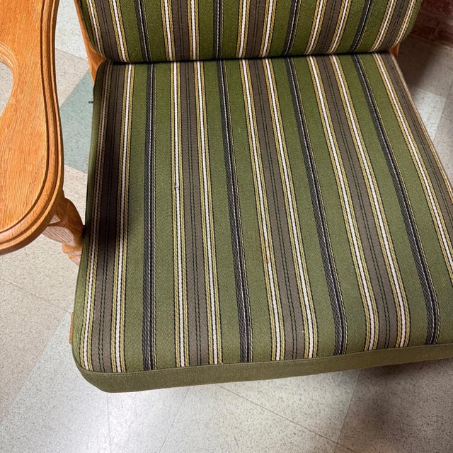 Mid 20th Century Danish Oak Armchairs by Henning Kjærnulf, Attributed For Sale - Image 10 of 10