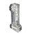 Transparent Waterford Crystal Number 1 Hand Cut Lead Crystal Paperweight, 5", Ireland For Sale - Image 8 of 12