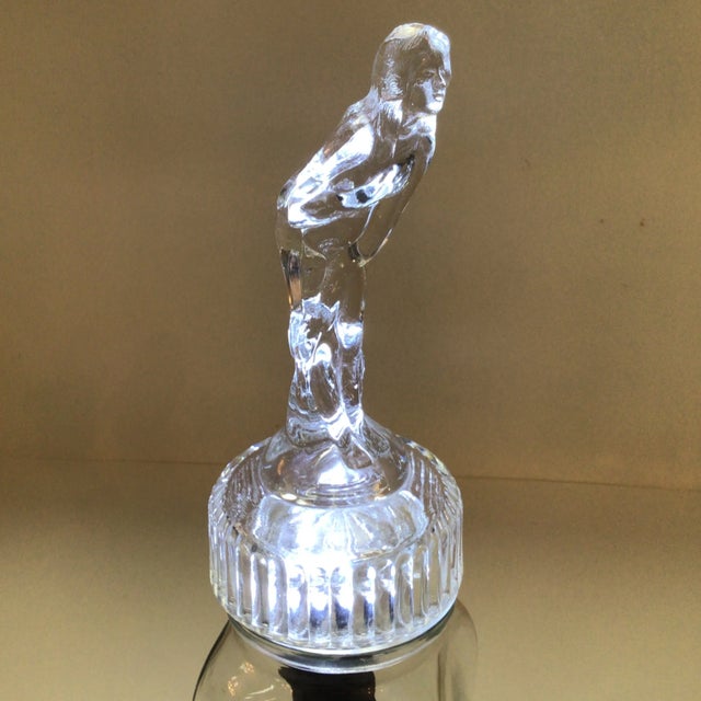 Art Deco 1930's Cambridge Glass Venus Flower Frog/Paperweight For Sale - Image 3 of 13