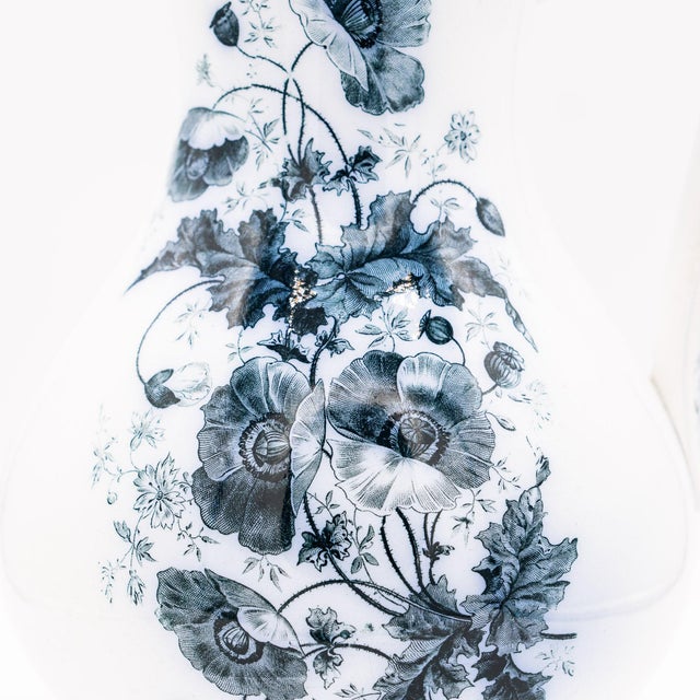 Large Transferware Pitcher from Villeroy & Boch, 1890s For Sale - Image 11 of 13