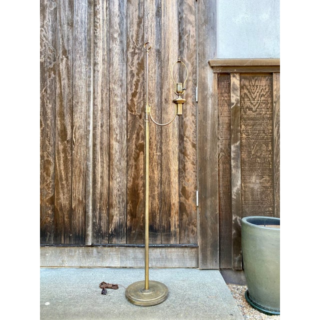 Mid-Century Brass Floor Lamp For Sale - Image 13 of 13