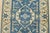 2020s Oushak Runner 2’8” X 10′ Blue Wool Tribal Hand-Knotted Oriental Rug For Sale - Image 5 of 13
