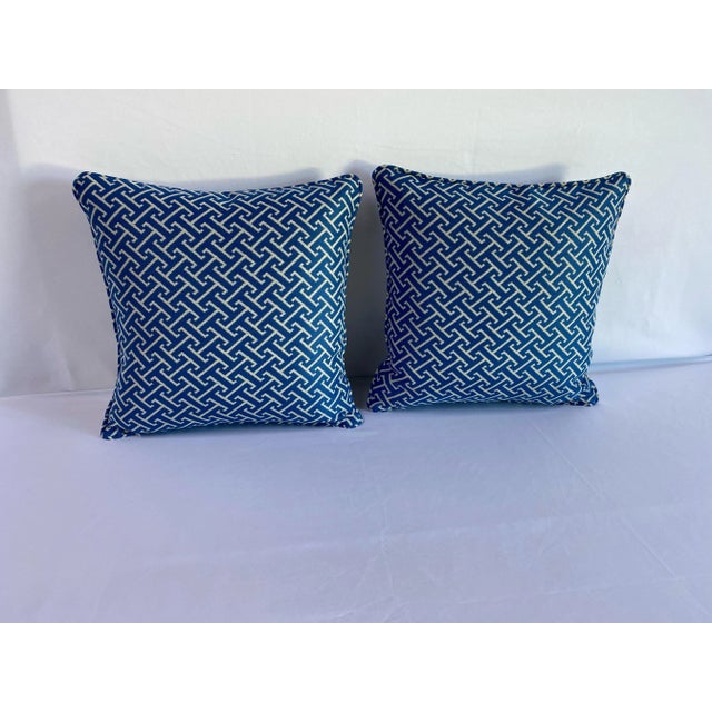 Custom made indoor/outdoor acrylic pillows. Matching piping edges and double sided print. Invisible zipper with angel hair...