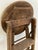 1950s 1950s Vintage Wooden Step Stool Chair – Folding Utility Stool With Round Seat For Sale - Image 5 of 7