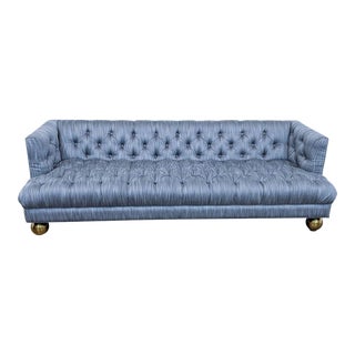Jonathan Adler Baxter Tufted Sofa With Ball Feet For Sale