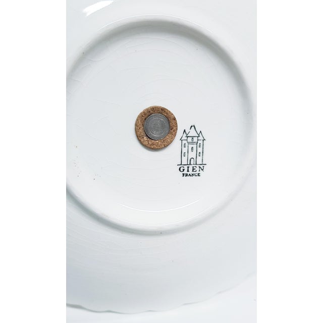 Vintage Daisy Petit Fours Server, Gien, France For Sale - Image 10 of 18