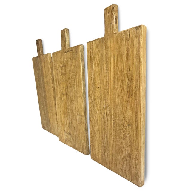 2020s Large Rectangle Elm Charcuterie Board For Sale - Image 5 of 7