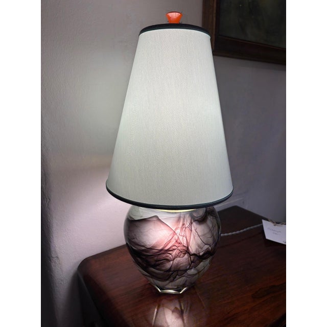 Table Lamp with Lampshade, 1950s For Sale - Image 9 of 12