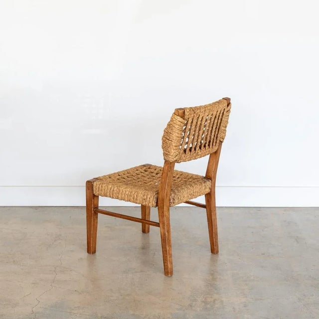 1960s Adrien Audoux & Frida Minet Chair For Sale In Los Angeles - Image 6 of 12