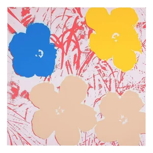 Andy Warhol, CD Flowers, Lithographs, Set of 10