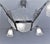 Silver Art Deco Chandelier in Nickled Bronze by Degue, France, 1920s For Sale - Image 8 of 13