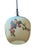 Early 20th Century Vintage Bird and Botanicals Hand Painted Pendant Pendant Light For Sale - Image 5 of 7