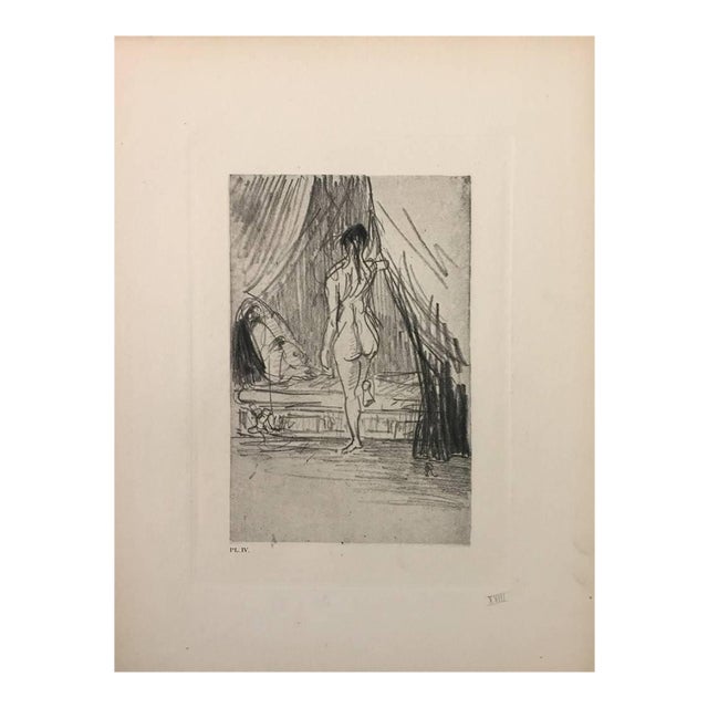Illustration from the series ''Les Fleurs du Mal'' 1923 For Sale