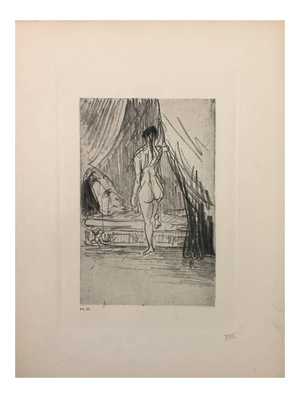 Illustration from the series ''Les Fleurs du Mal'' 1923