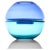 1950s Sky Blue Glass Vase, 1950s For Sale - Image 5 of 5