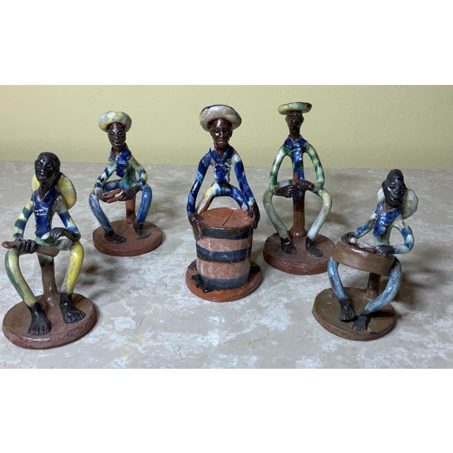 Wow, what a find! Each member of this fun music group is hand made and hand painted. They are so uniquely individual right...