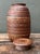 Brown Vintage Original Studio Pottery Striped Lidded Vase For Sale - Image 8 of 12