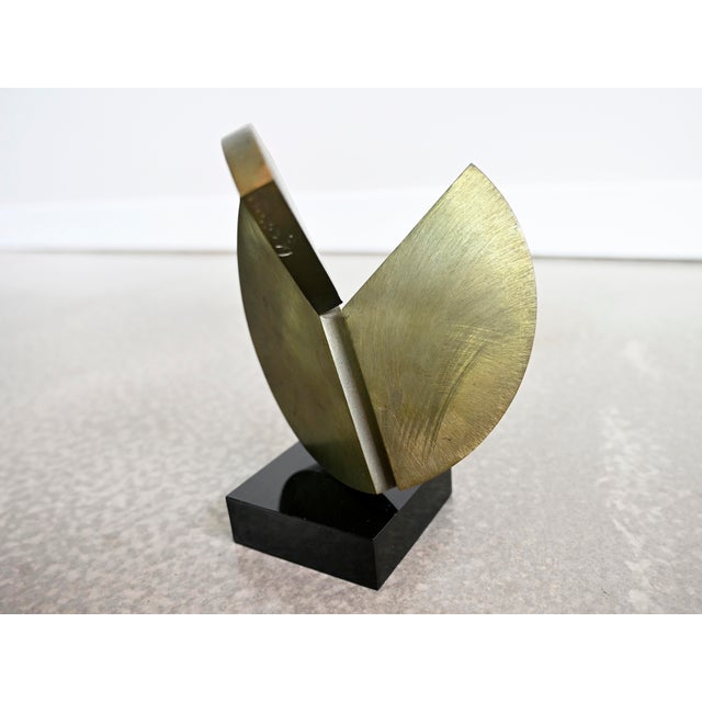 Vintage Brass Sculpture by Gordon Hammond Smith For Sale - Image 4 of 12