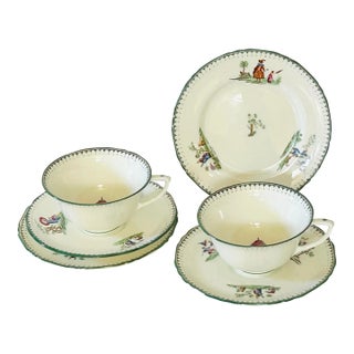 Royal Worcester Canton Tea for Two For Sale