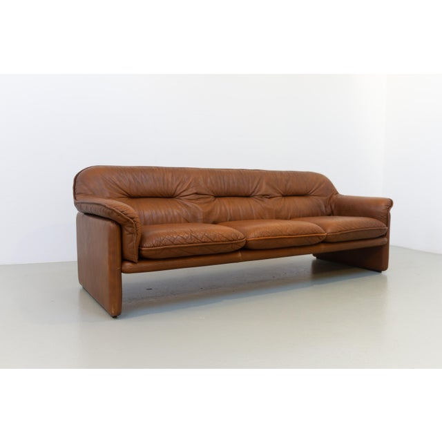 DS-16 3-Seater Sofa in Brown Leather from de Sede, 1970s For Sale - Image 6 of 18
