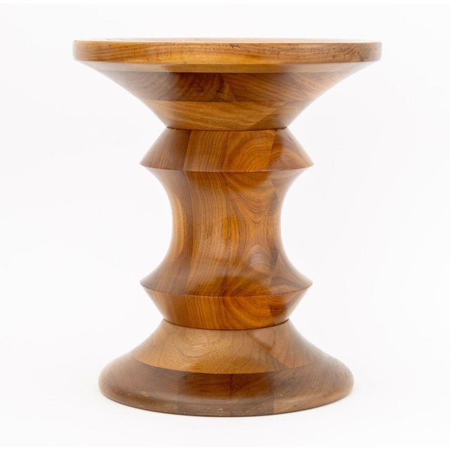 Brown Charles and Ray Eames Time Life Stool, Model A For Sale - Image 8 of 9