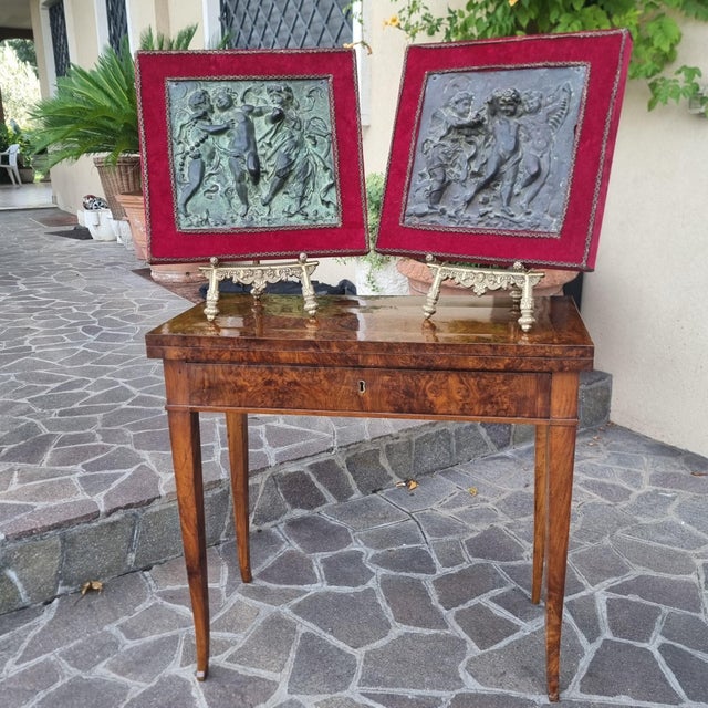 Neoclassical Artist, High Reliefs with Putti, 1780, Bronzes, Set of 2 For Sale - Image 3 of 15