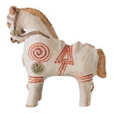 Vintage Ceramic Handmade Pucará Horse Figurine For Sale