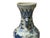 Oriental Distressed White Blue Relief People Motif Porcelain Art Vase For Sale - Image 11 of 15