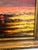 1960s Original Vintage Oil Painting by Klekner (1962) – Tall Ship at Sunset, Seascape For Sale - Image 5 of 8