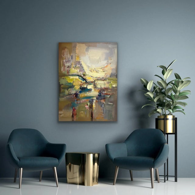 Contemporary Abstract Original Oil Painting For Sale - Image 10 of 12