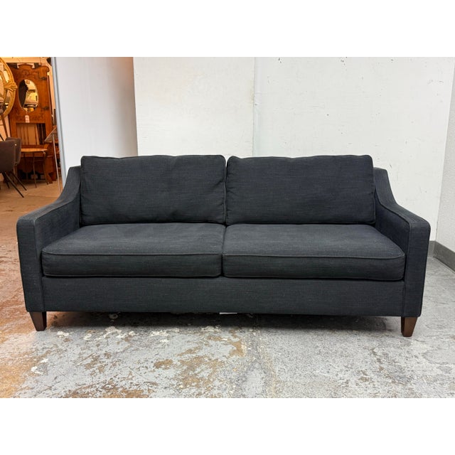 Contemporary Queen Size West Elm Harris Sleeper Sofa For Sale - Image 3 of 12