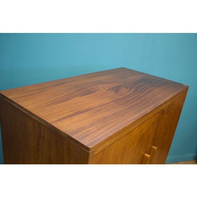 Vintage Art Deco Burr Walnut Compactum Wardrobe, 1950s For Sale - Image 6 of 10